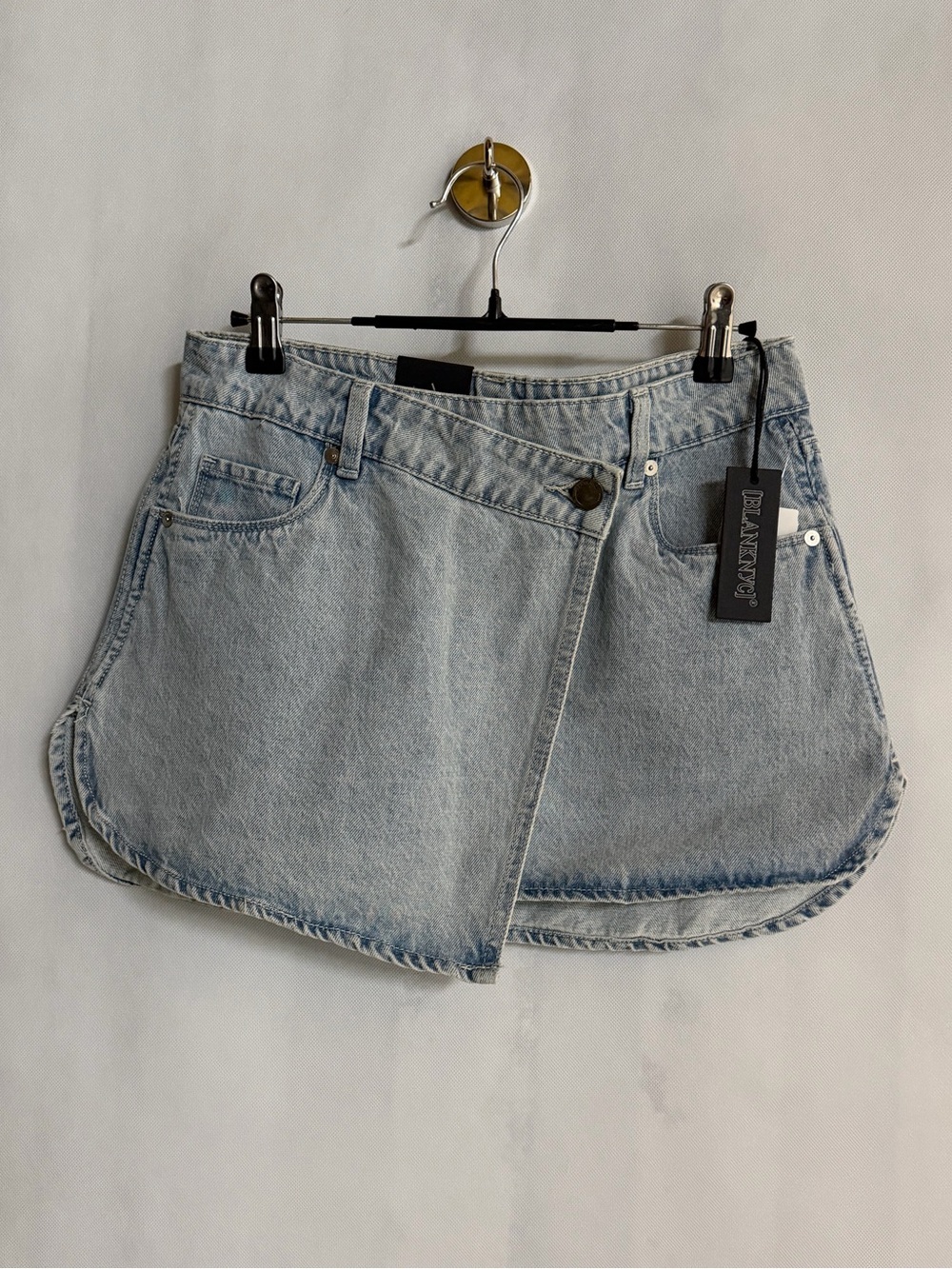 Blank NYC Light Wash Denim Skort